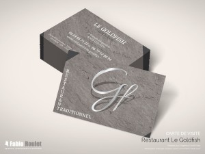 Print : carte de visite avec vernis 3d