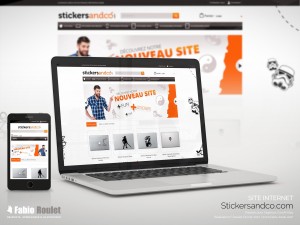 Site internet : Stickersandco
