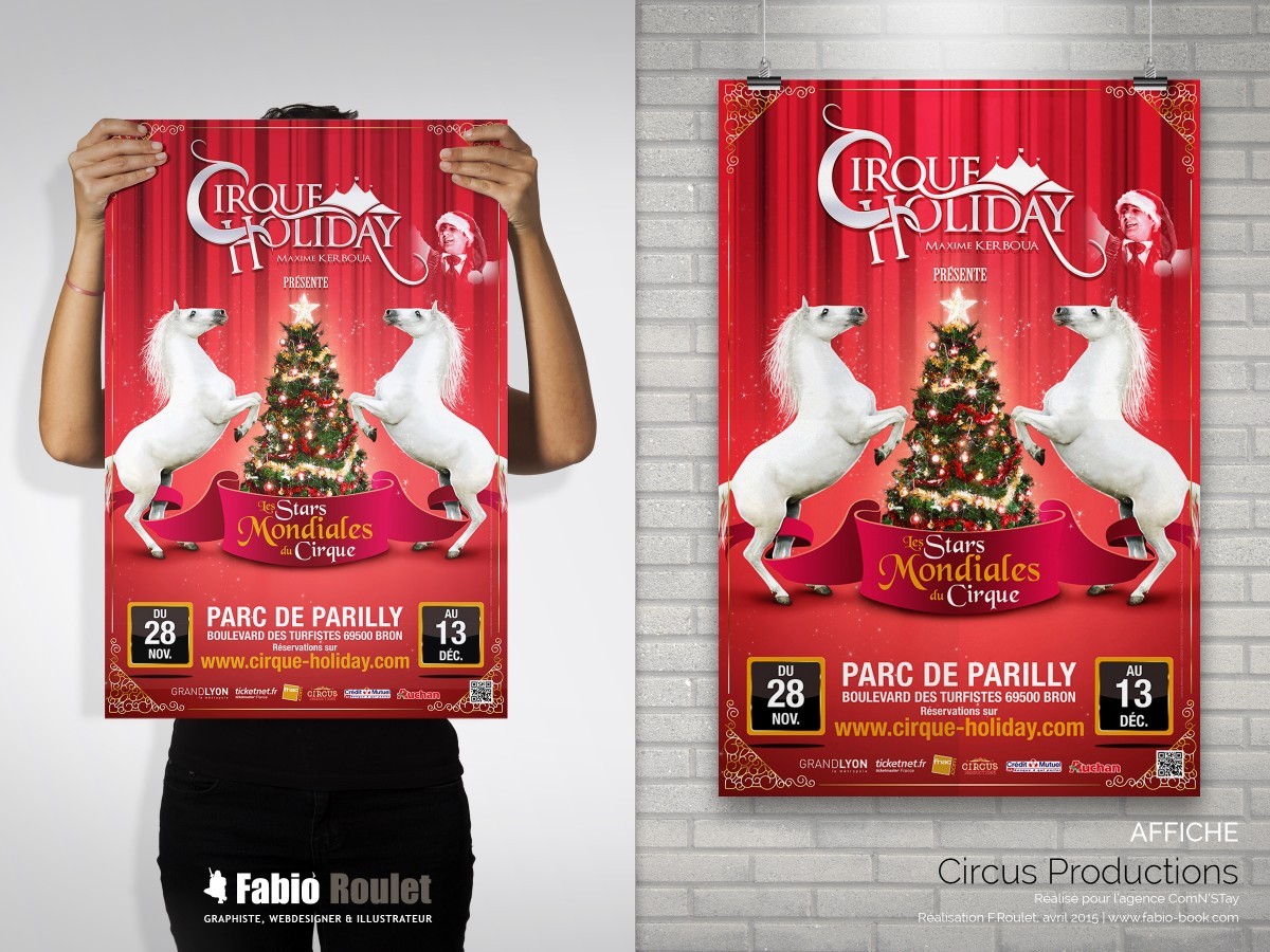 Affiche : Les Stars Mondiales du cirque Flyer