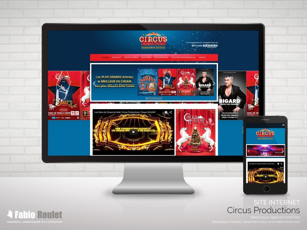 circus-productions.com Site internet