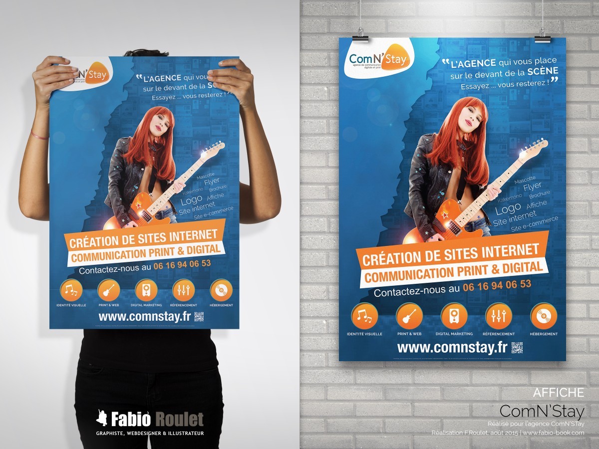 Affiche : ComN'Stay présentaion des activités Flyer