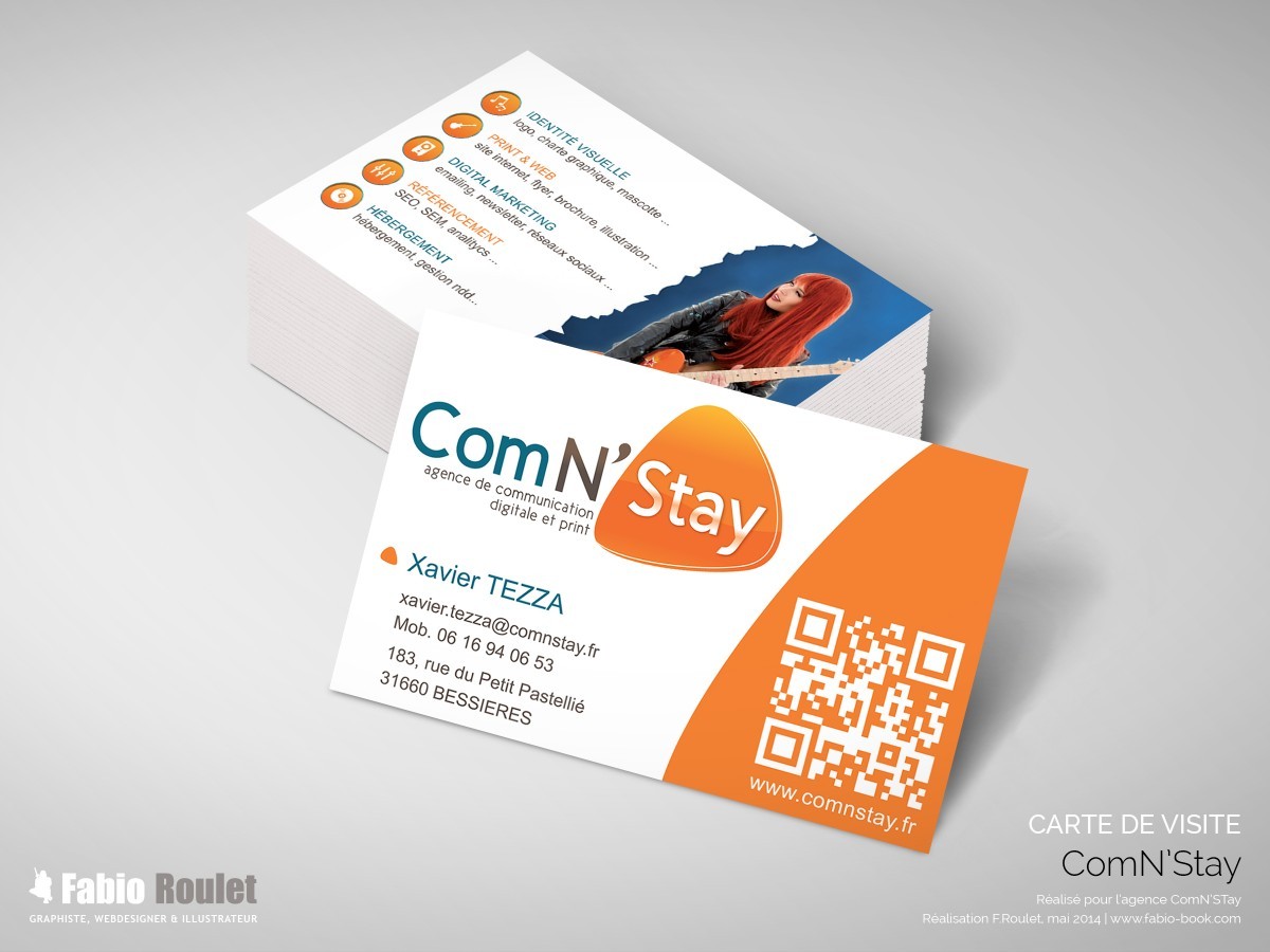 Carte de visite : ComN'Stay Carte de visite