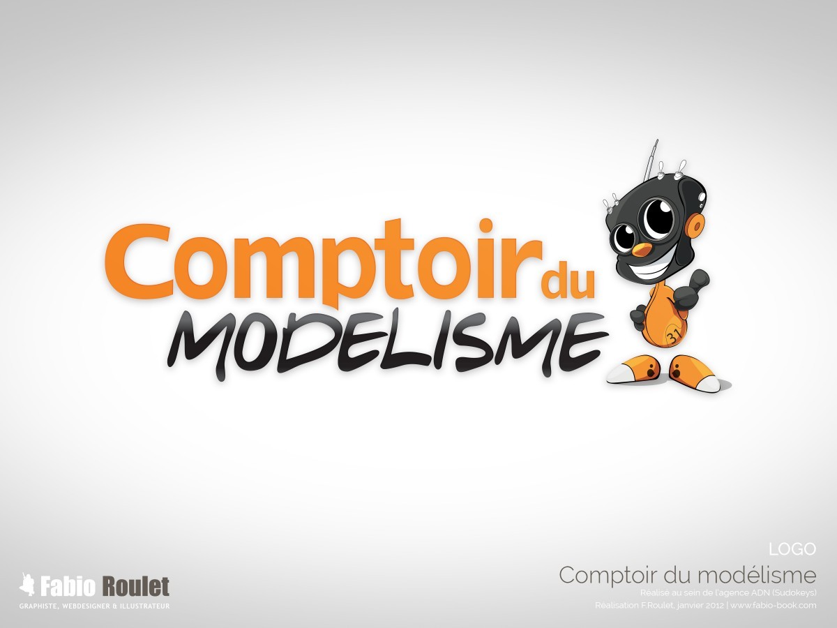 Logo pour la boutique de modélisme à Toulouse