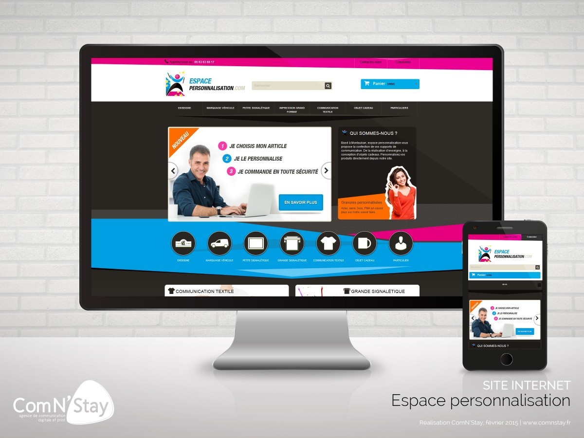 Site internet sous prestashop création du thème prestashop