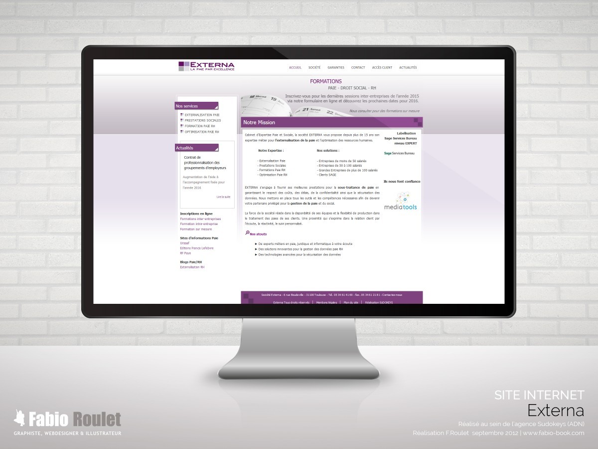 externa.fr Site internet