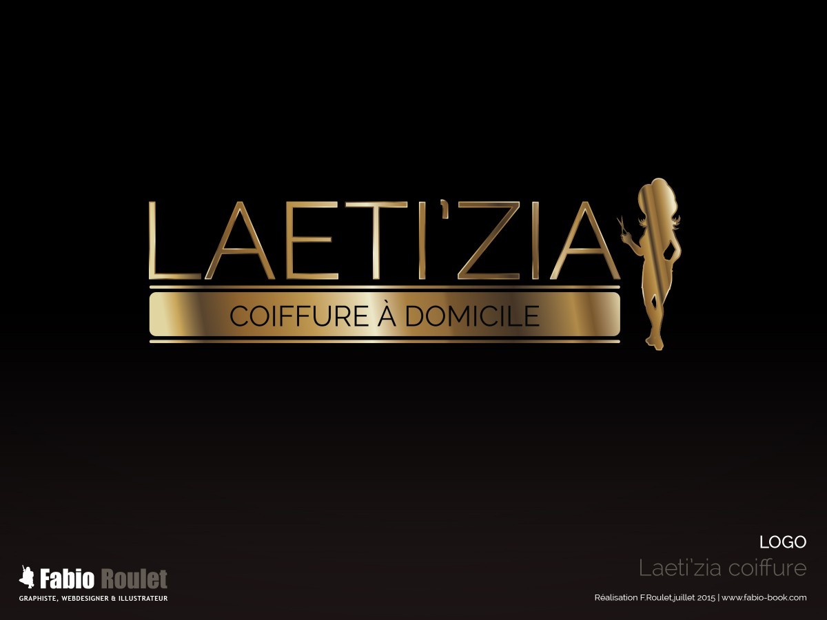 Logo : Laeti'zia coiffure à domicile Logo