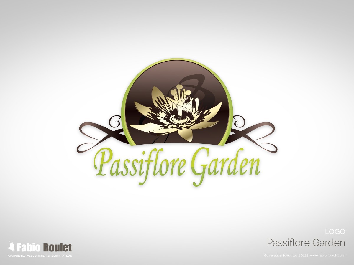 Création logo Passiflore Garden