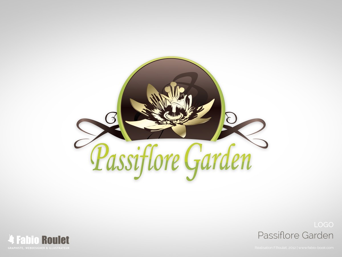 Création logo Passiflore Garden