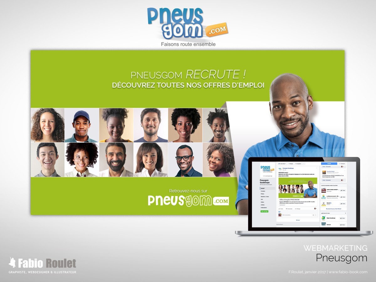 Webmarketing : Pneusgom recrute