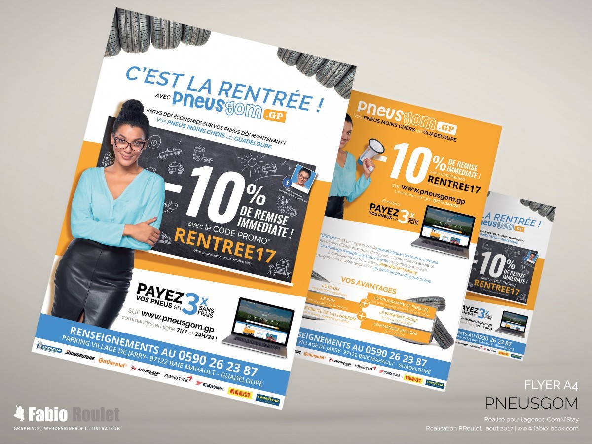 Print : flyer promotionnel A4