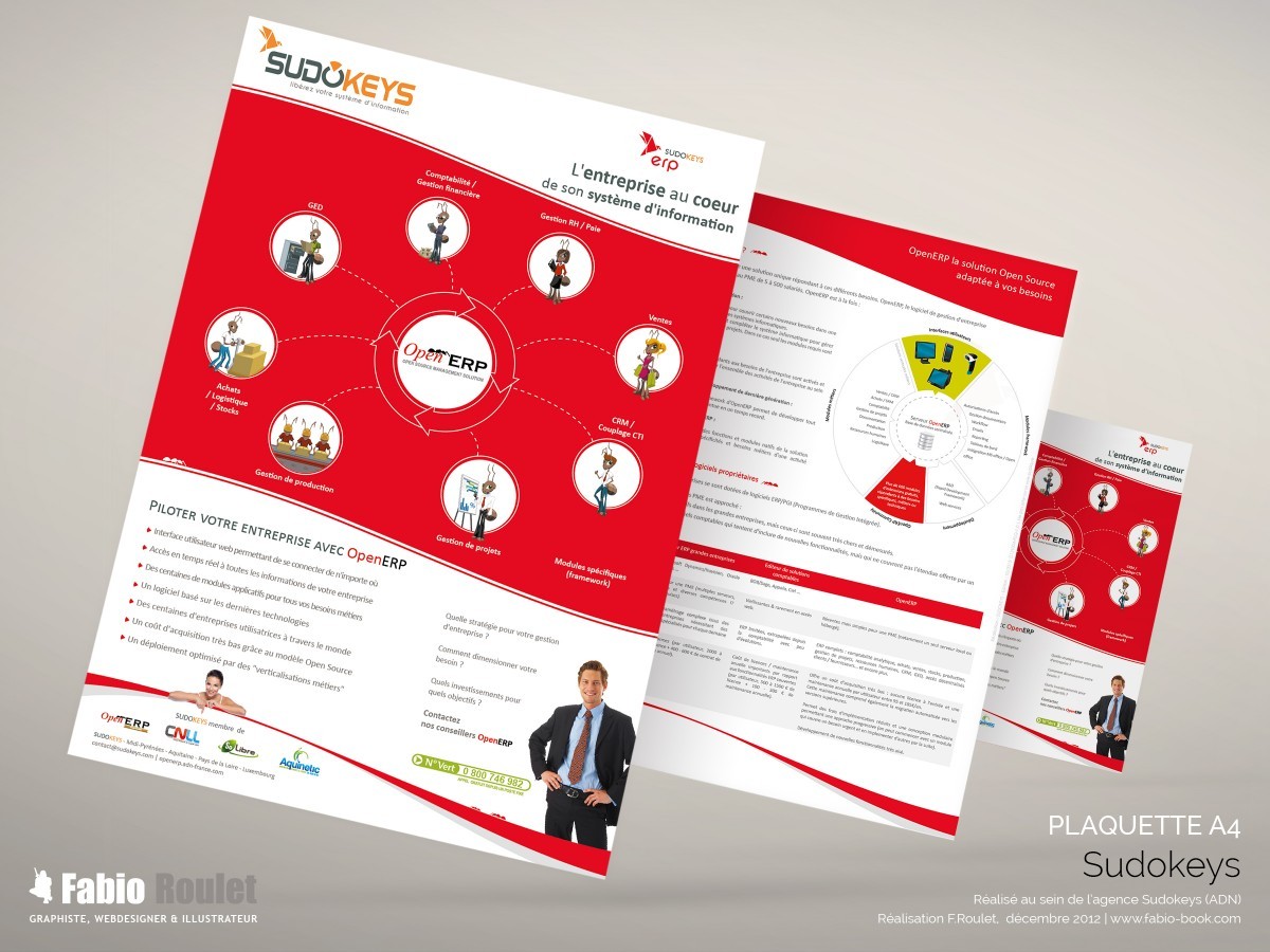 Plaquette commerciale A4 Flyer