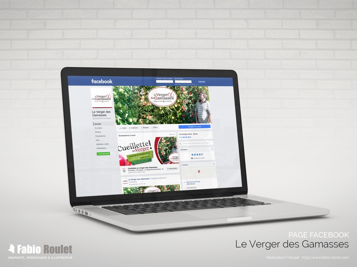 Webmarketing : page facebook